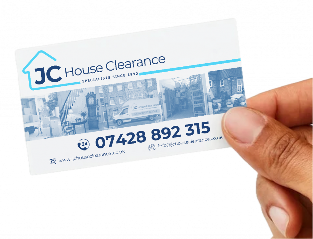 House Clearance experts Business Card.